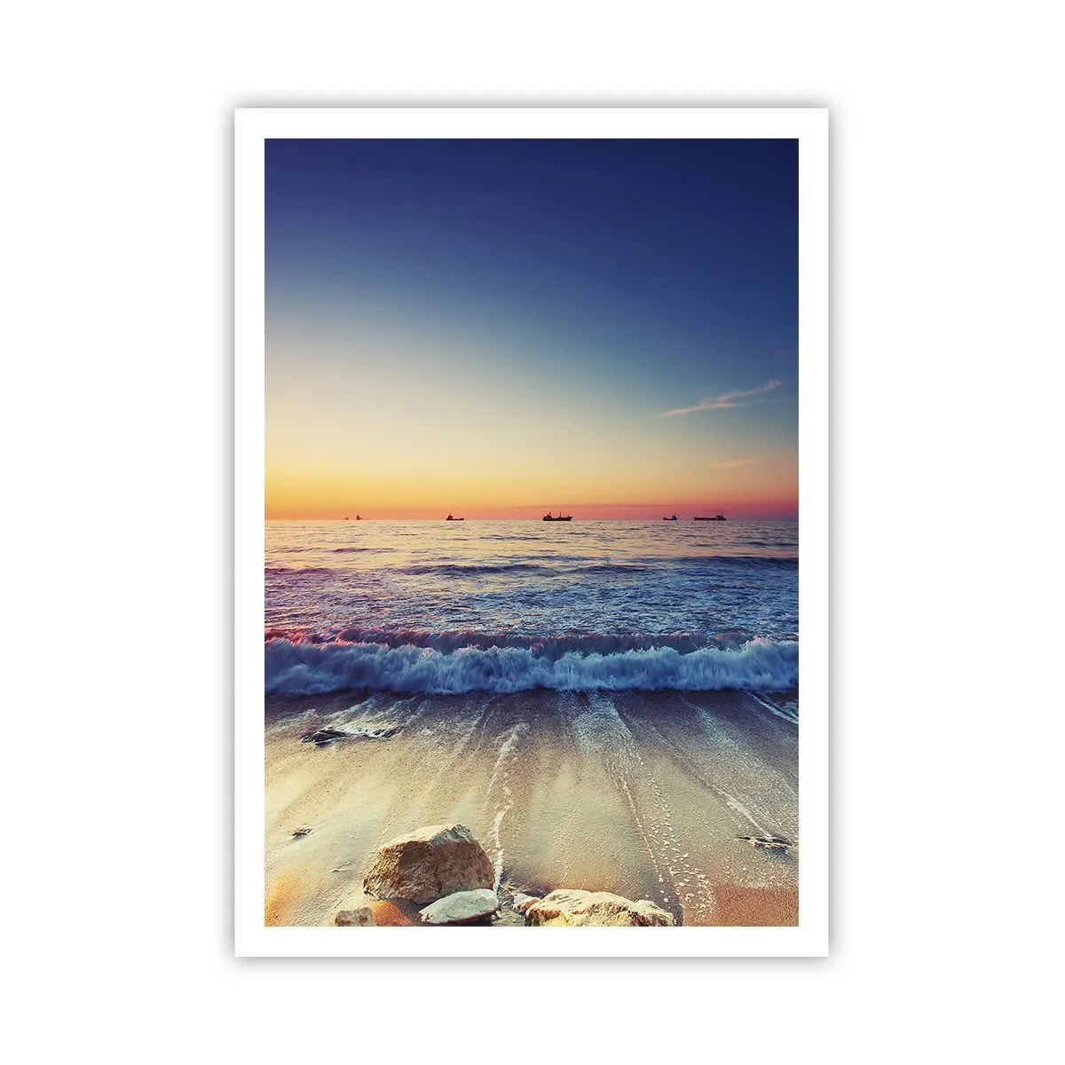 Poster - Hoe zit het met de horizon? - 70x100 cm