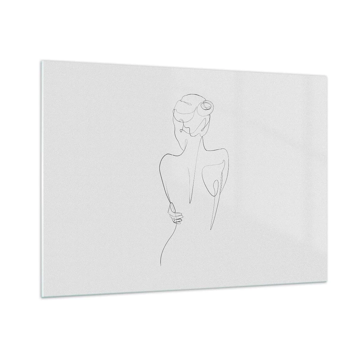 Schilderen op glas - Lichaamsmuziek - 100x70 cm