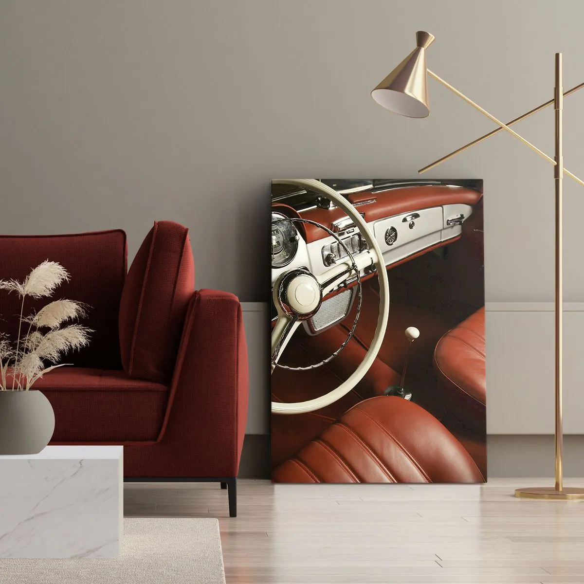 Schilderen op canvas - Vintage luxe - 70x100 cm