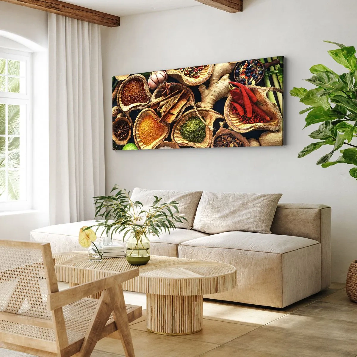 Schilderen op canvas - Neem wat je wilt - 120x50 cm