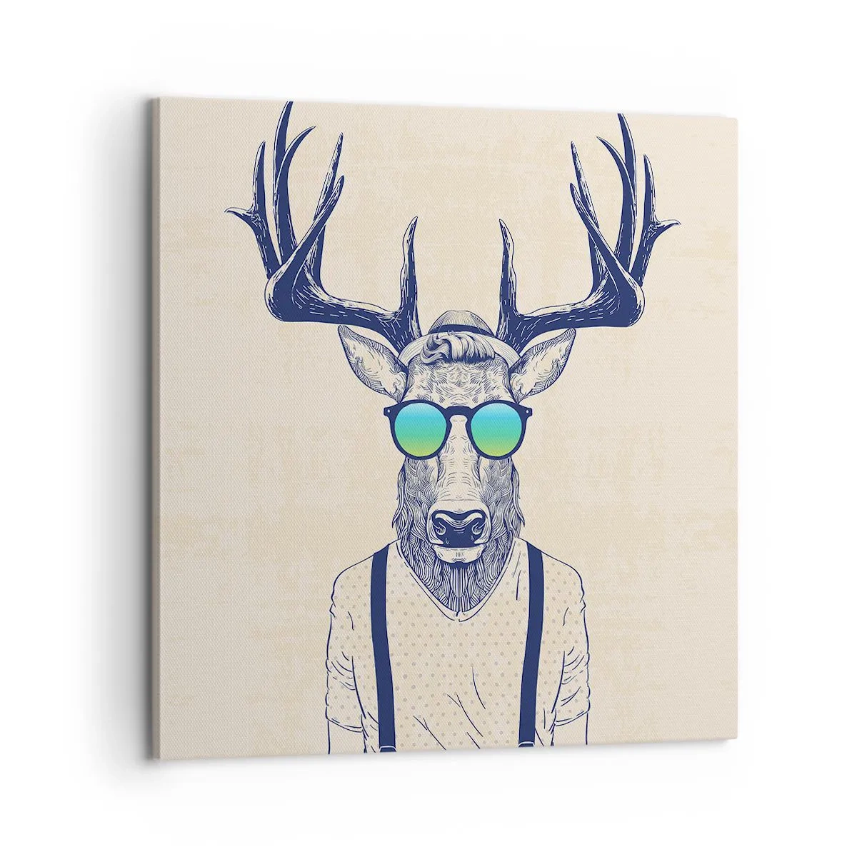 Schilderen op canvas - Wie had je verwacht? - 60x60 cm