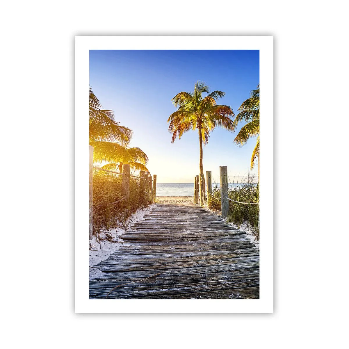Poster - Rechtstreeks naar het paradijs - 50x70 cm