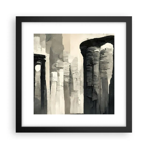Poster in een zwarte lijst - De majesteit van de oudheid - 30x30 cm