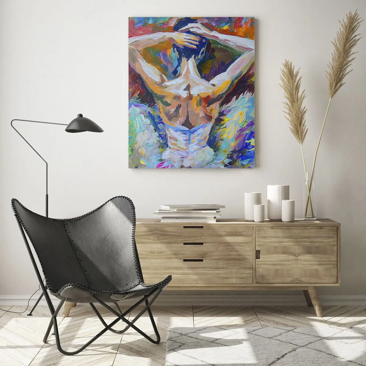 Schilderen op glas - Het kan van alles zijn - 50x70 cm