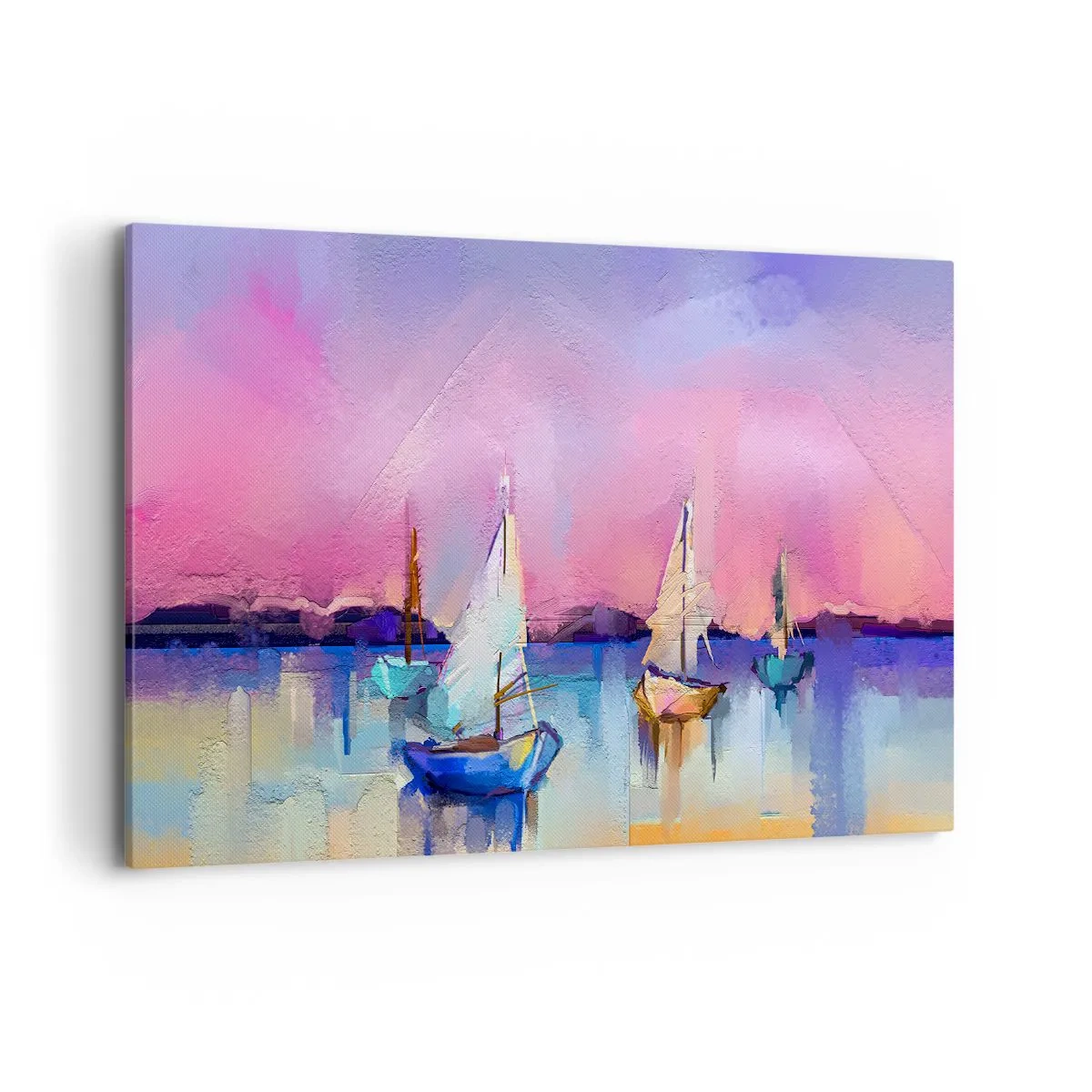 Schilderen op canvas - Richting: breed water - 100x70 cm