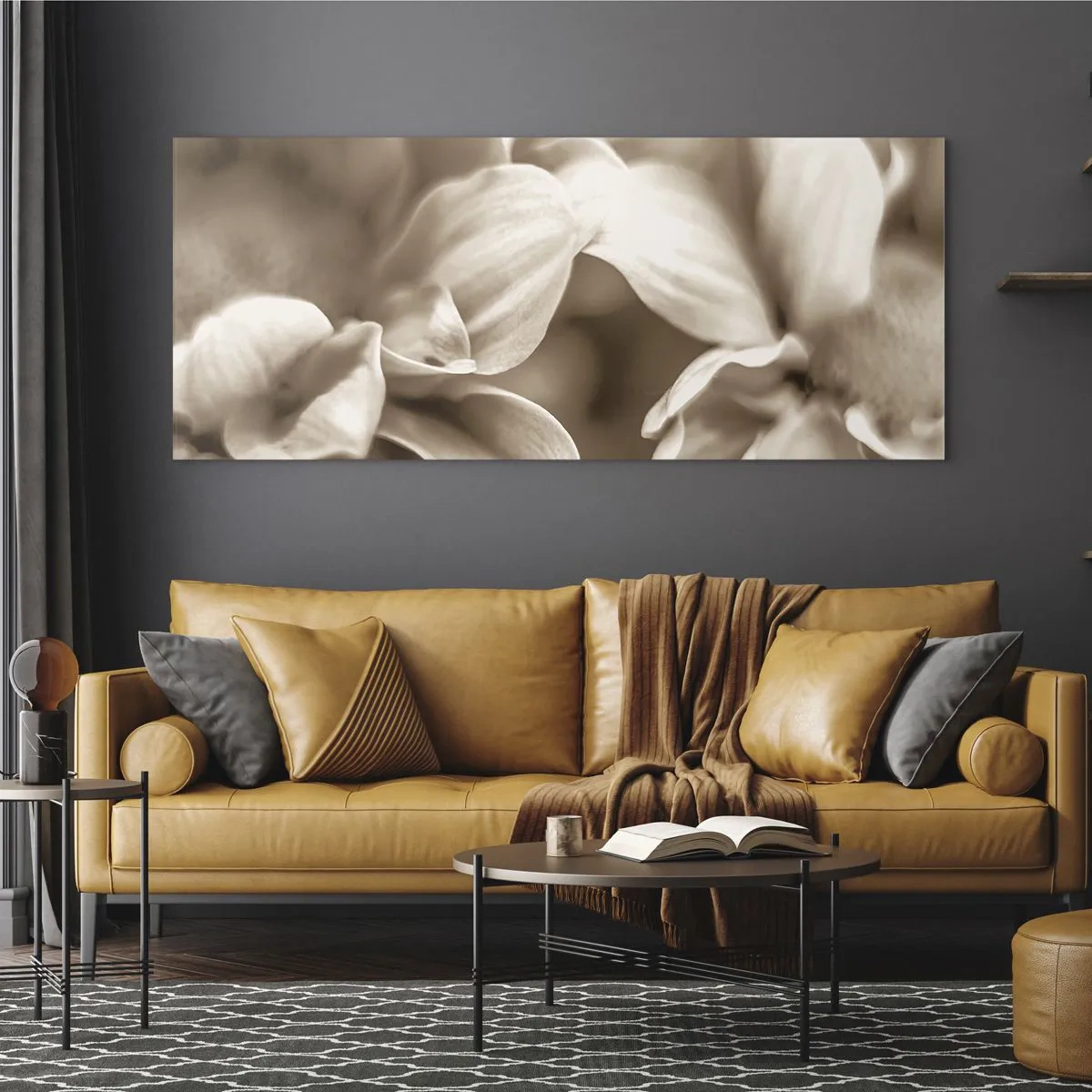 Schilderen op glas - Zo zacht als een glimlach - 120x50 cm