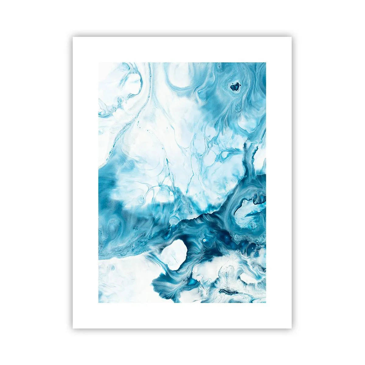 Poster - Blauw Concert - 30x40 cm