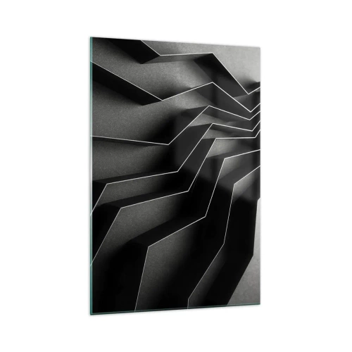 Schilderen op glas - Ruimtelijke orde - 70x100 cm