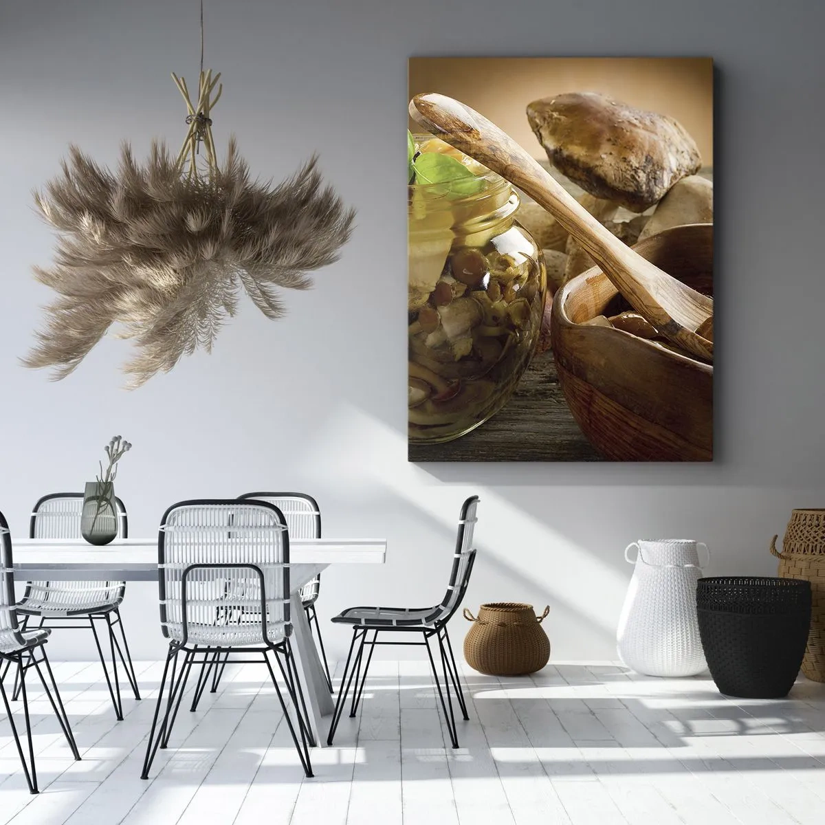 Schilderen op canvas - Of het nu vers of gezouten is, of in het herfstseizoen ... - 80x120 cm