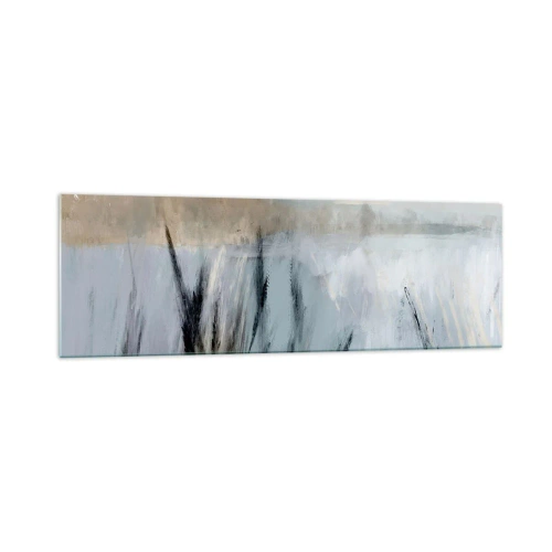 Schilderen op glas - Wintervelden - 160x50 cm