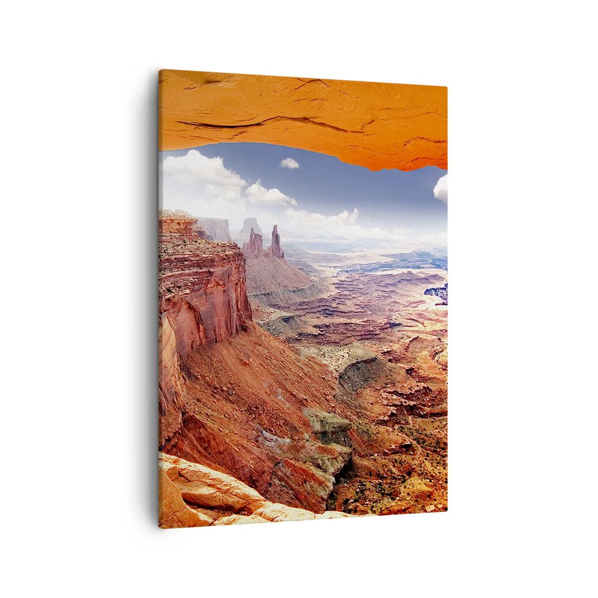 Schilderen op canvas - Door de natuur zelf gebeeldhouwd - 50x70 cm