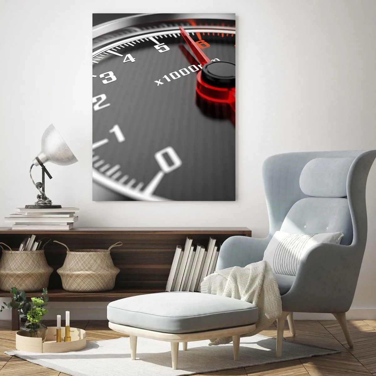 Schilderen op glas - Geef vol gas - 50x70 cm