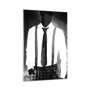Schilderen op glas - In een noir sfeer - 80x120 cm