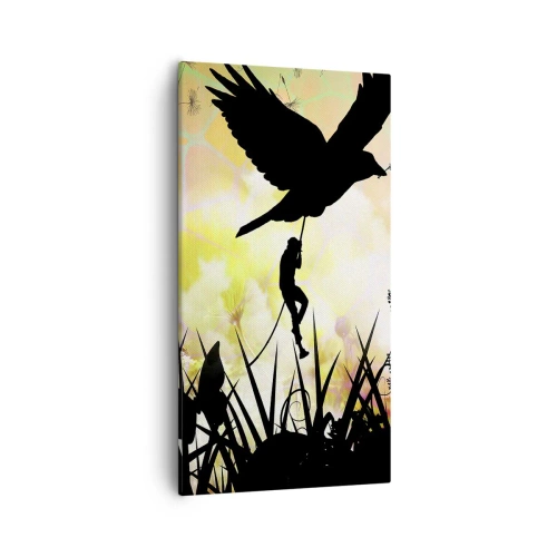 Schilderen op canvas - In een sprookjesachtige sfeer - 55x100 cm