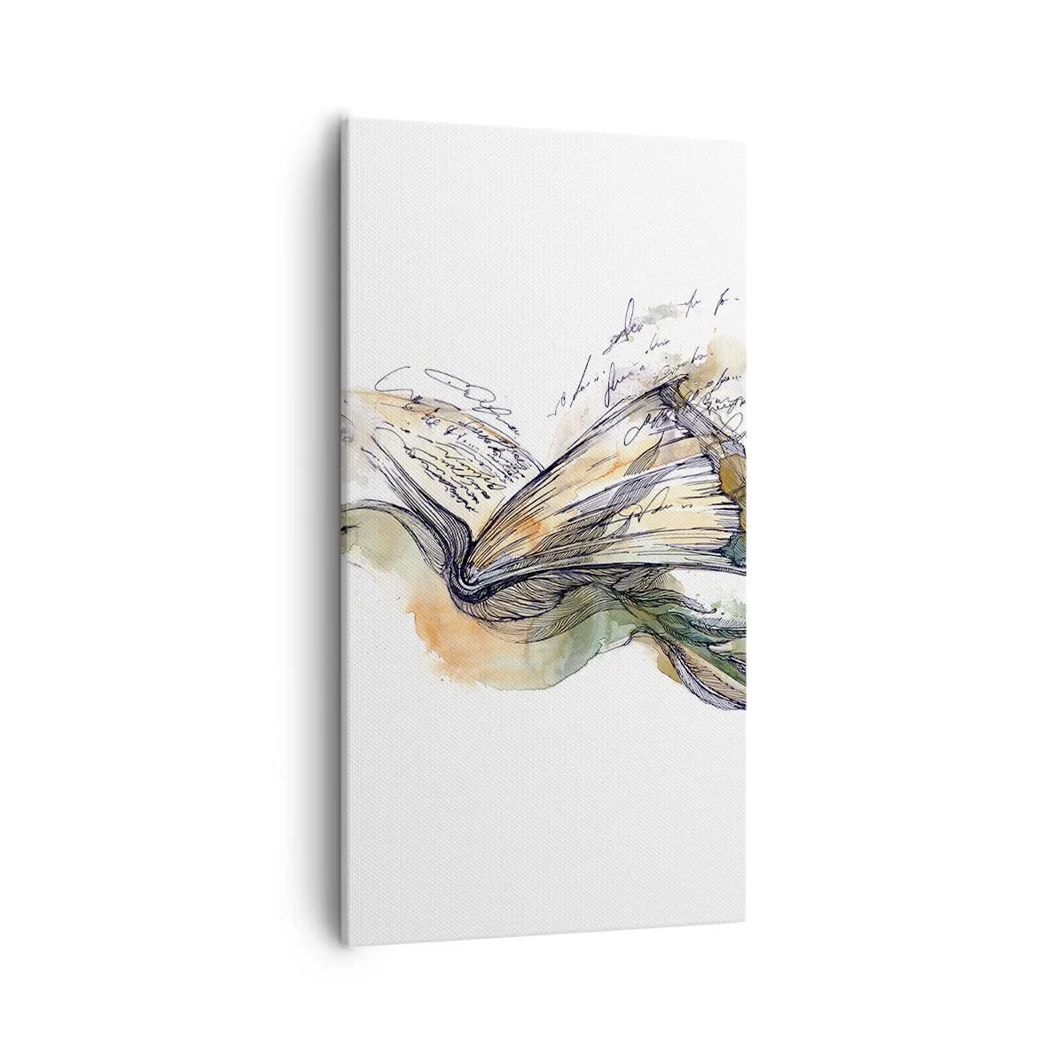 Schilderen op canvas - Op de vleugels van poëzie - 55x100 cm