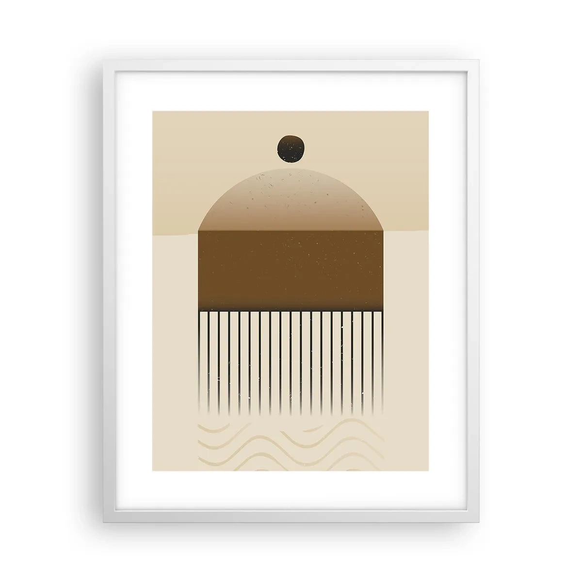 Poster in een witte lijst - verschillende staten - 40x50 cm