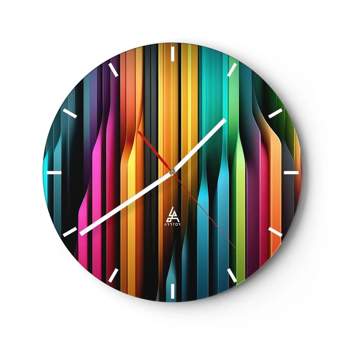 Wandklok - Klok - Lichtorgel - 40x40 cm