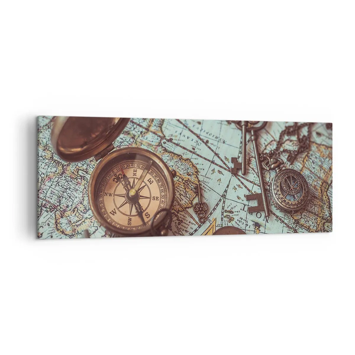 Schilderen op canvas - Voor de avonturier - 140x50 cm