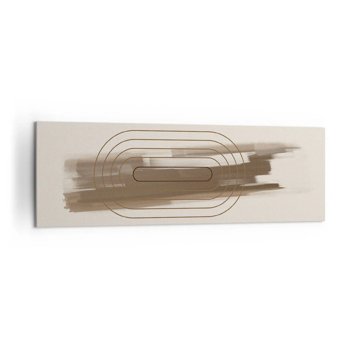 Schilderen op canvas - Een briesje grijs - 160x50 cm