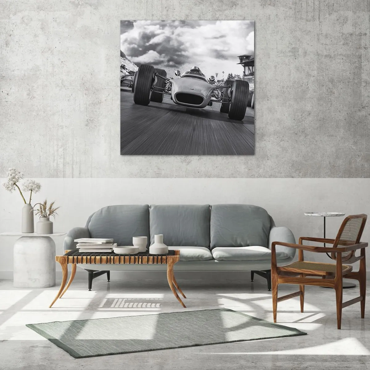 Schilderen op glas - Er is kracht! - 60x60 cm