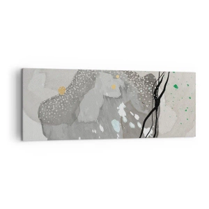 Schilderen op canvas - Organische compositie - 140x50 cm