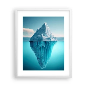Poster in een witte lijst - Koningin van het ijs - 40x50 cm