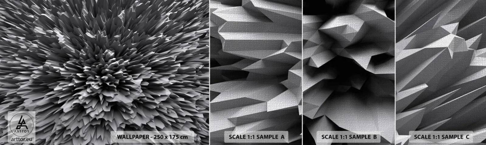 Fotobehang Monster Premium Canvas - Strikter kan het niet - 3D, Modern, Driedimensionaal - 100x30 cm