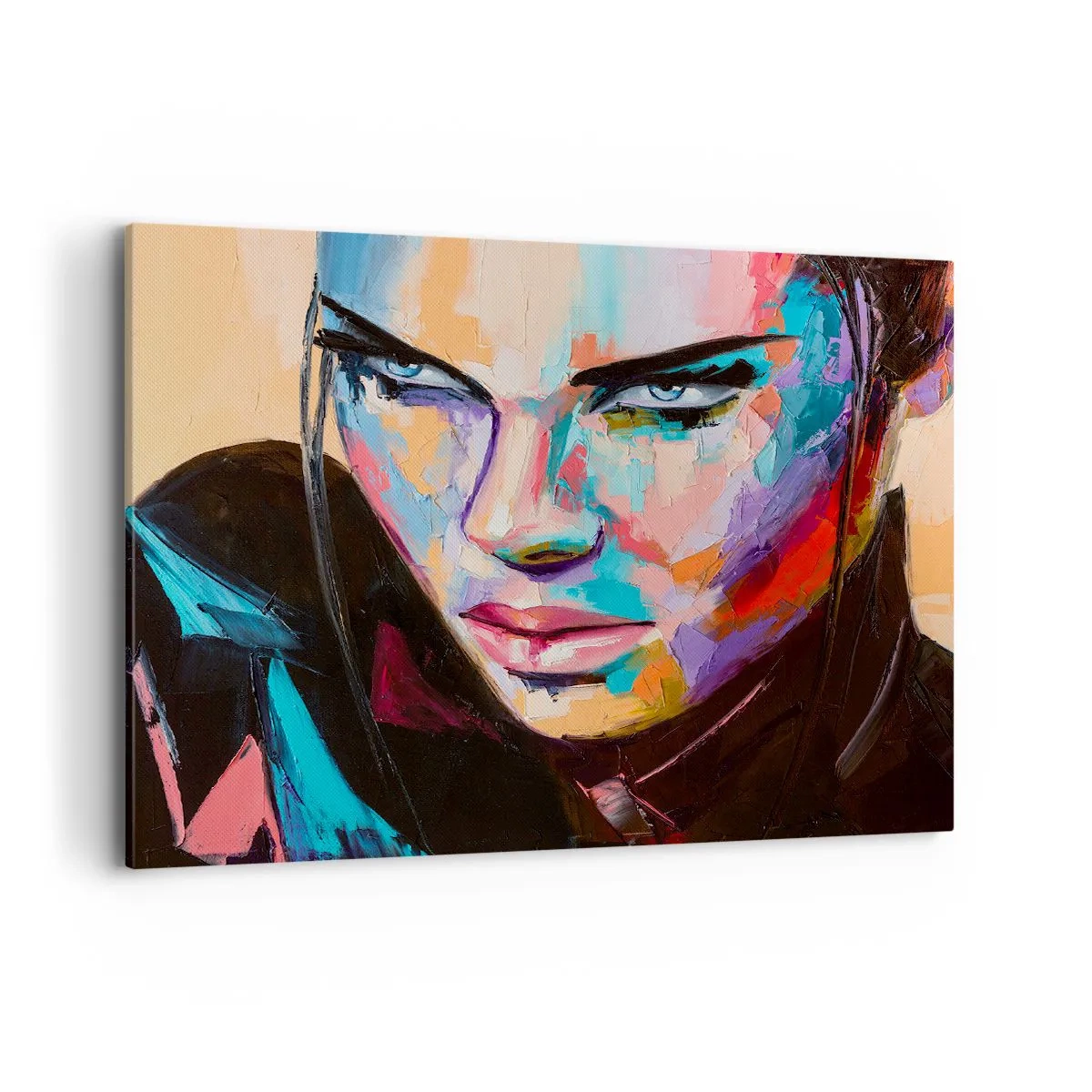 Schilderen op canvas - Wildheid in het hart - 100x70 cm