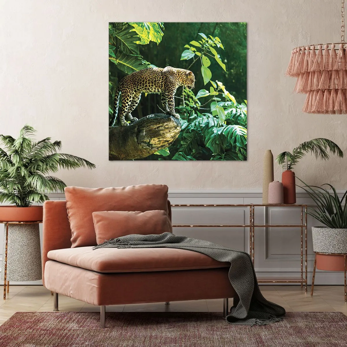 Schilderen op canvas - Op jacht? - 30x30 cm