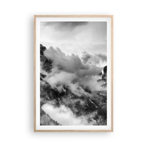 Een poster in een licht eiken lijst - Mooi en wreed - 61x91 cm