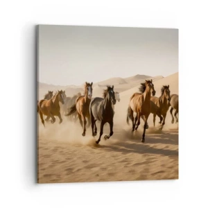 Schilderen op canvas - Vrij als de wind - 70x70 cm