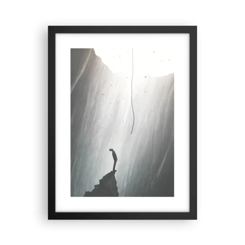 Poster in een zwarte lijst - Er is altijd een uitweg - 30x40 cm
