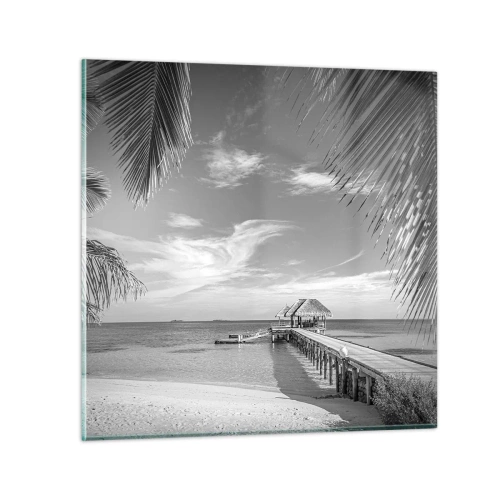 Schilderen op glas - Herinnering of droom? - 70x70 cm