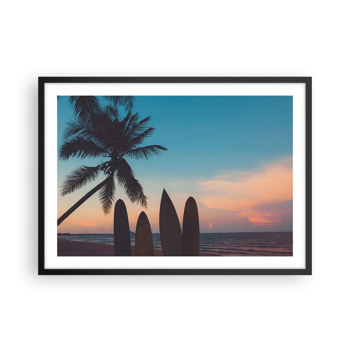 Poster in een zwarte lijst - Morgen wordt ook leuk - 70x50 cm