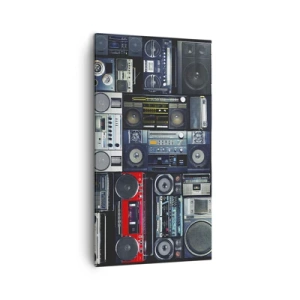 Schilderen op canvas - Verlangen naar de jaren 80 - 45x80 cm