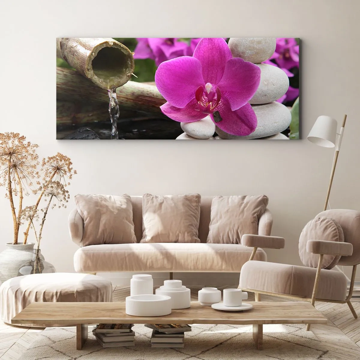 Schilderen op canvas - Je bent al aan het rusten - 100x40 cm