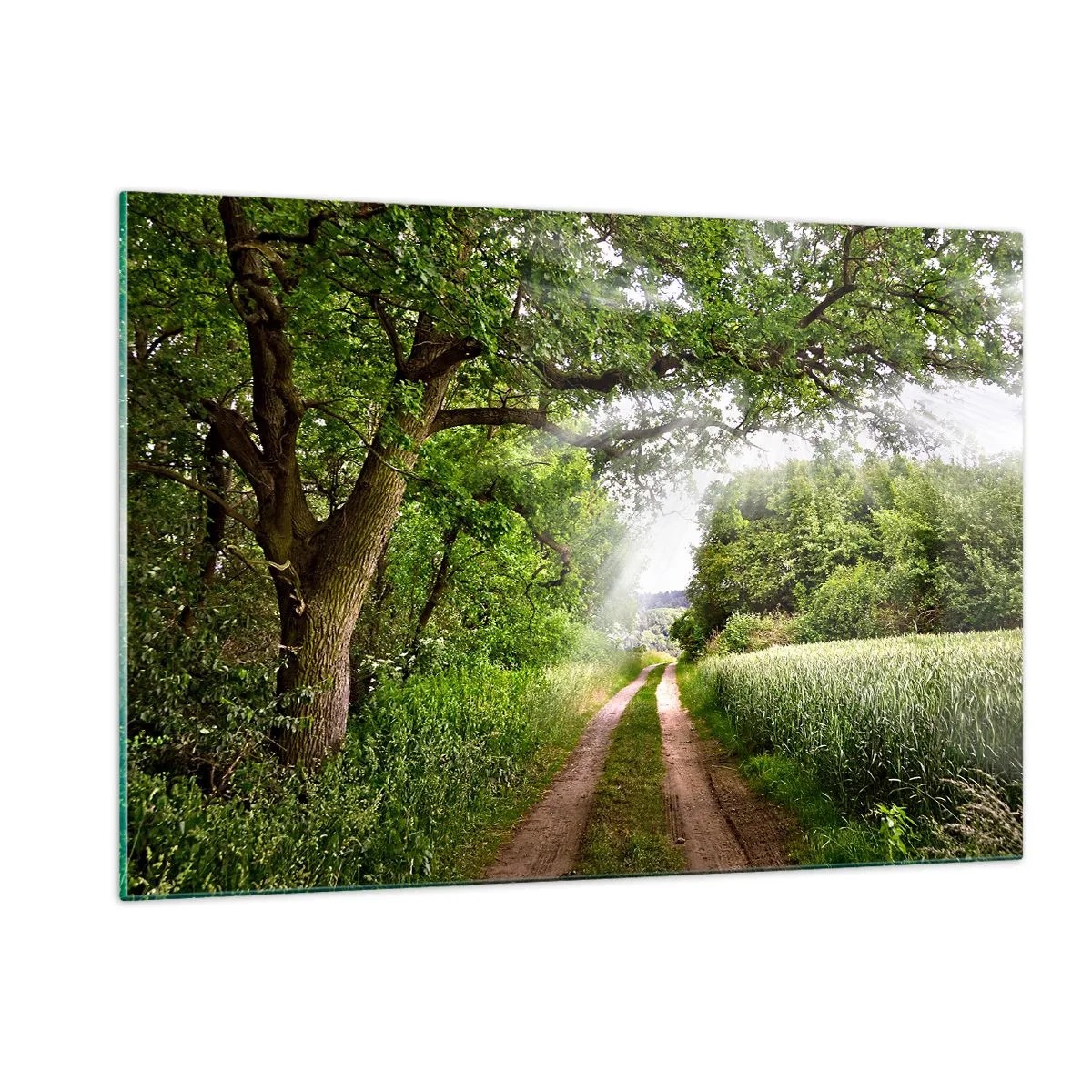 Schilderen op glas - Et in Arcadia ego - 120x80 cm