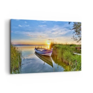 Schilderen op canvas - Baai van vervulde dromen - 120x80 cm