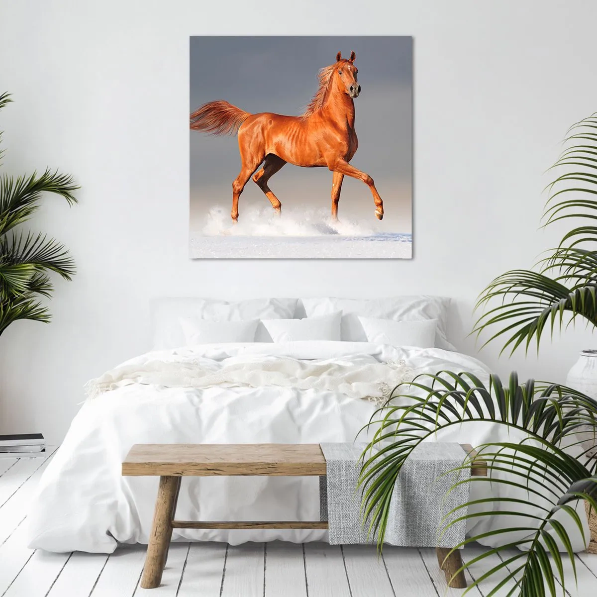 Schilderen op canvas - Dansende elegantie - 60x60 cm