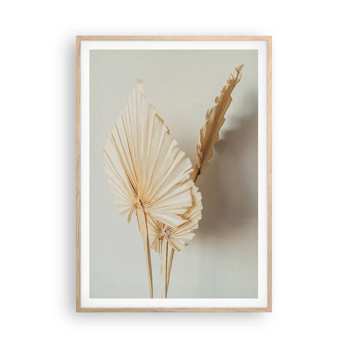 Een poster in een licht eiken lijst - Wanneer je verlichting nodig hebt - 70x100 cm