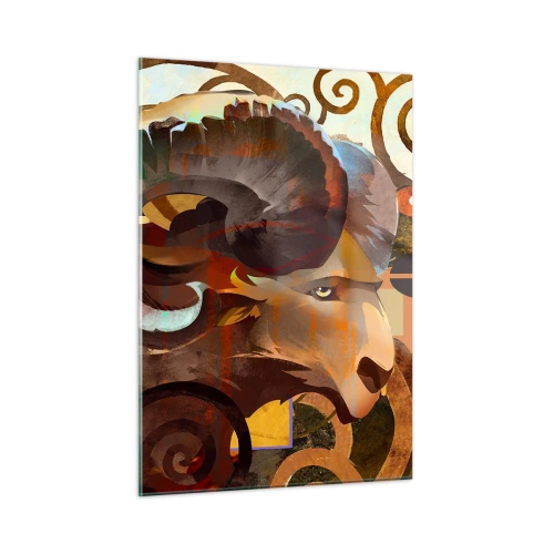Schilderen op glas - Magie - religies - rituelen - 50x70 cm