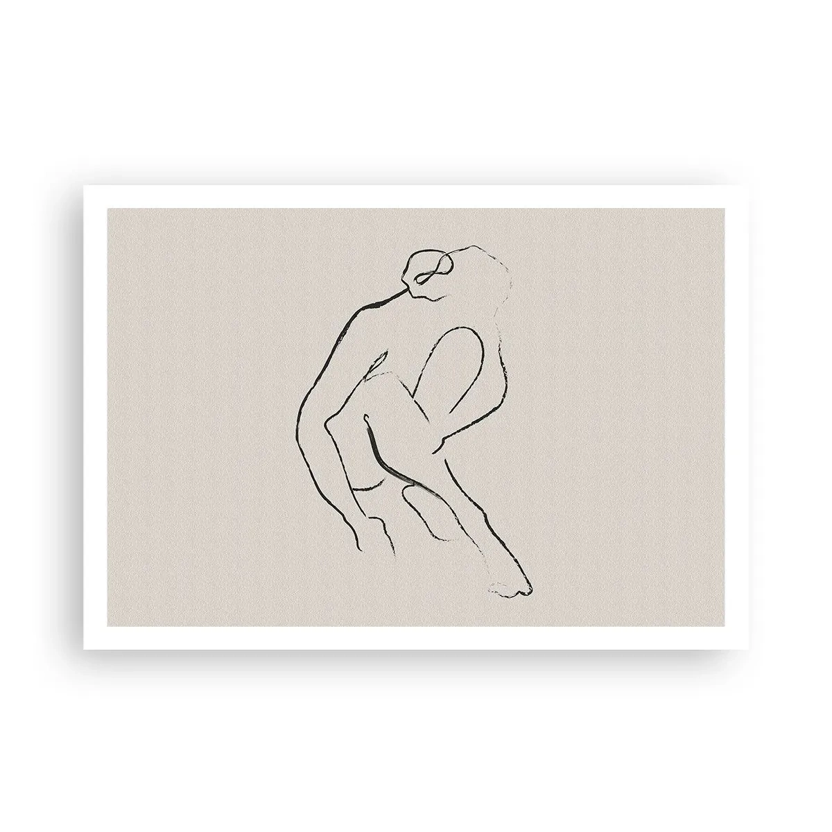 Poster - Intieme schets - 100x70 cm