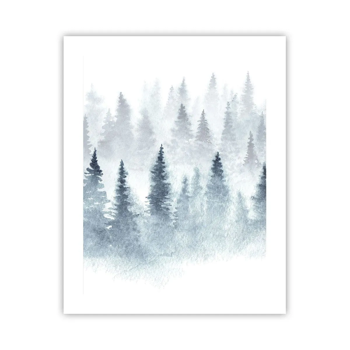 Poster - Gehuld in mist - 40x50 cm