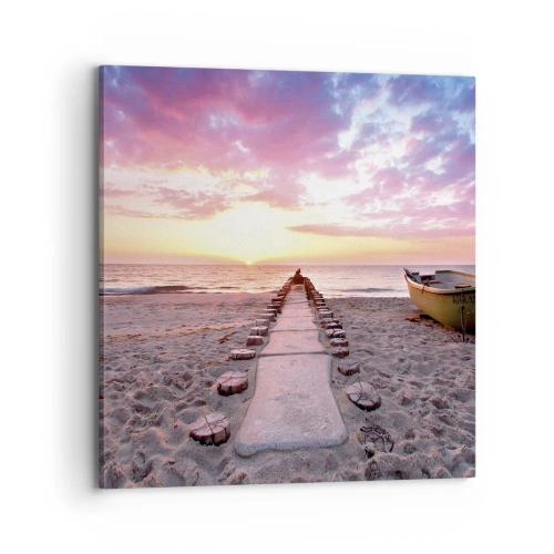 Schilderen op canvas - Een moment van diepe ervaring - 70x70 cm