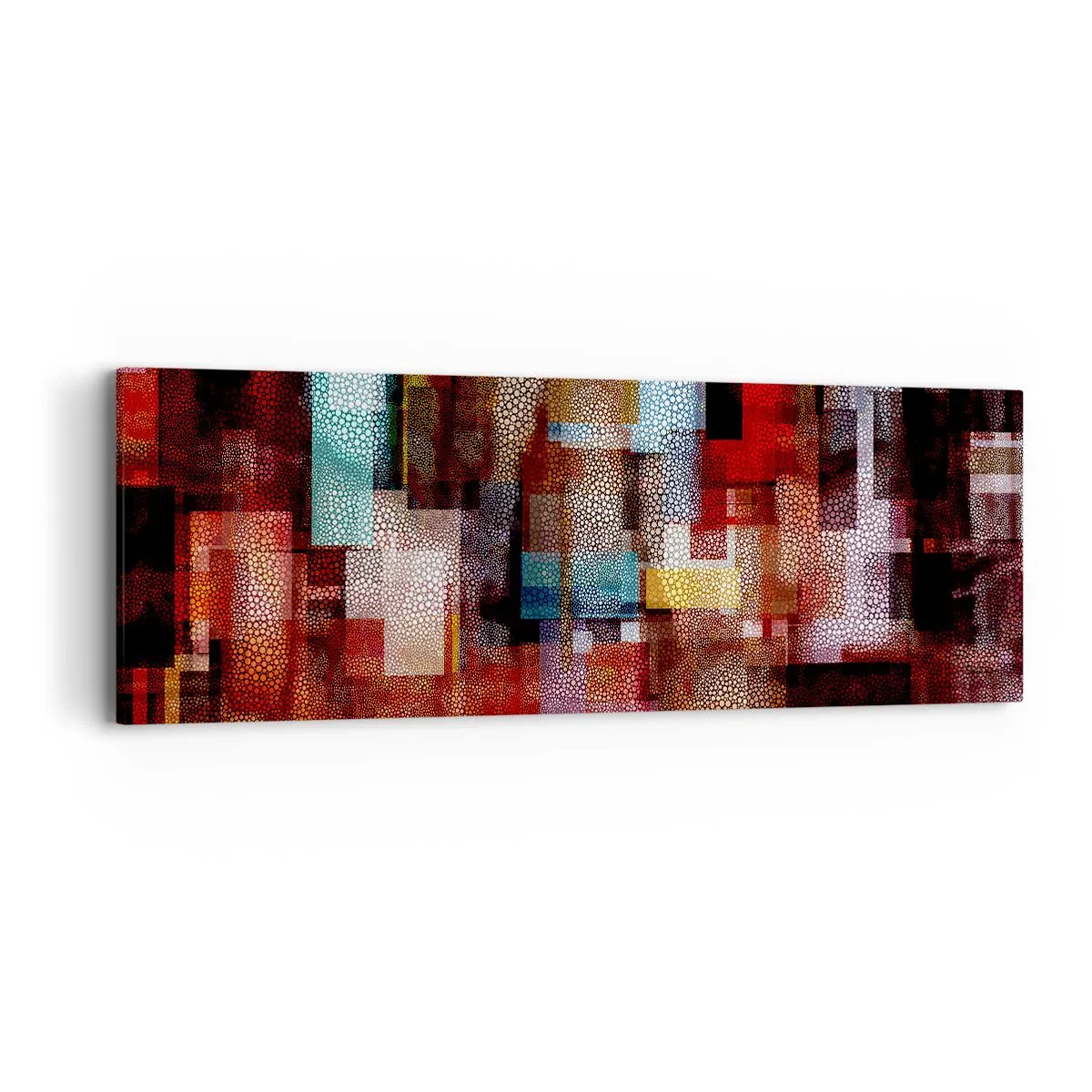 Schilderen op canvas - Het is een allegaartje - 90x30 cm
