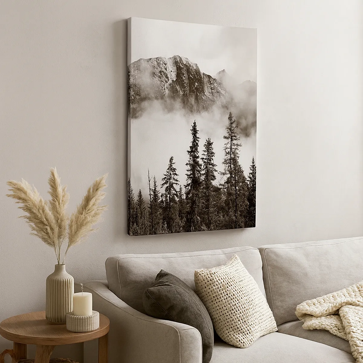 Schilderen op canvas - Granieten liniaal - 50x70 cm