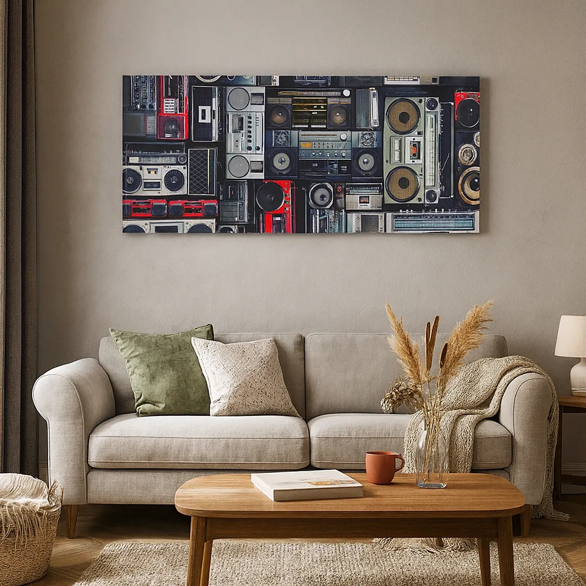 Schilderen op canvas - Verlangen naar de jaren 80 - 30x30 cm