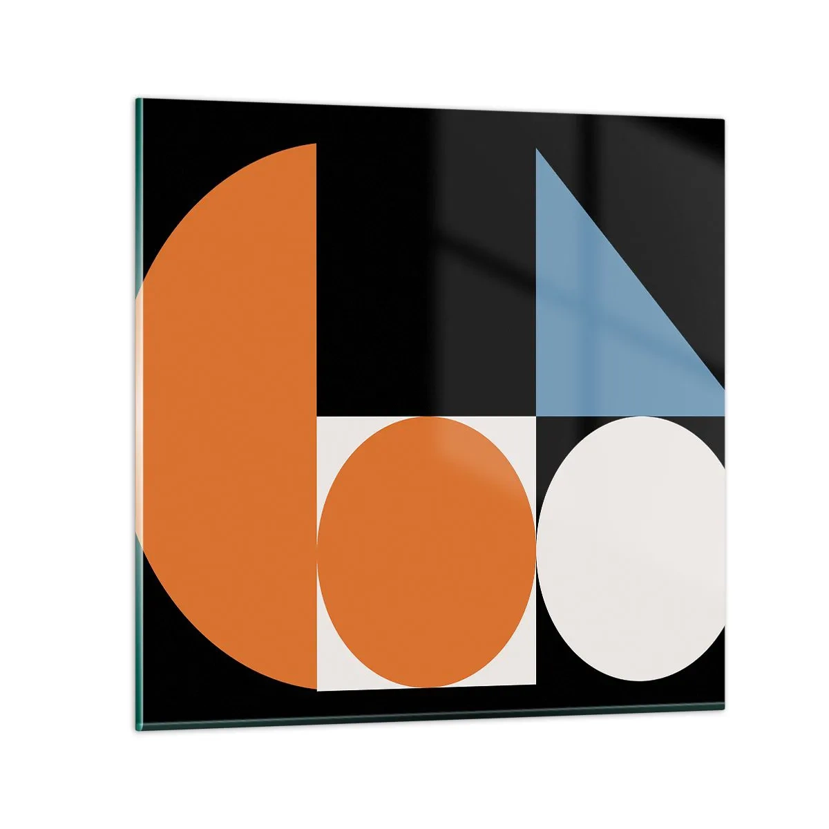 Schilderen op glas - Dacht lay-out - 40x40 cm