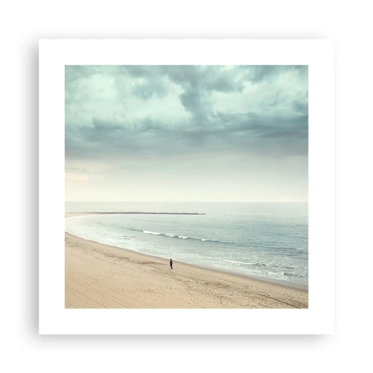 Poster - op zoek naar vrede - 40x40 cm