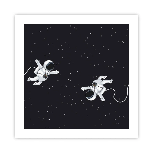Poster - Kosmische dans - 50x50 cm